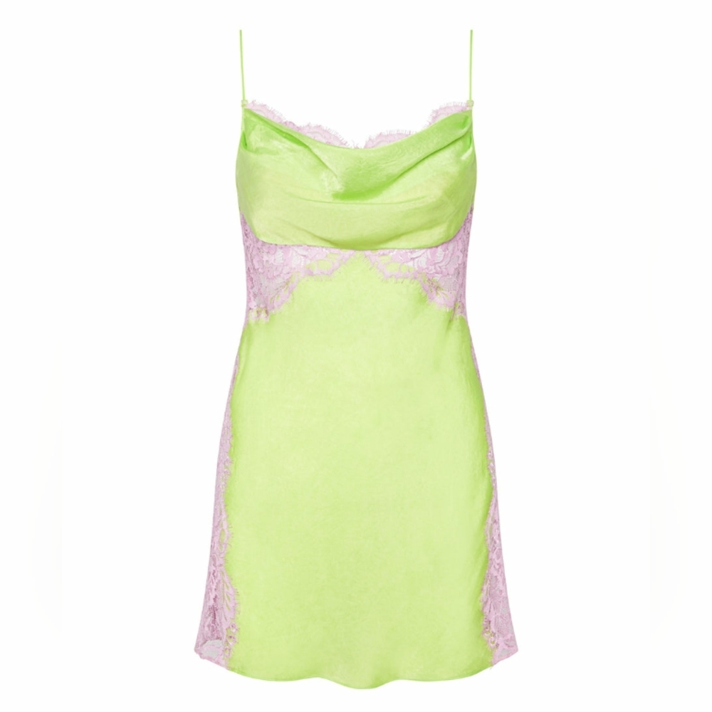 💚 For Love and Lemons Silky Slip Dress 💚